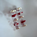 Sweetheart cherries (French Tip & 3D bows)